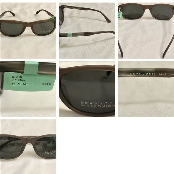 New Sean John 100% UV Unisex Sunglasses Tortoise - Picture 1 of 1